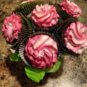 rose cupcakes birthday 